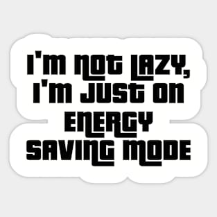 Efficiently Charged: Mastering Energy-Saving Mode Sticker